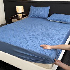 <span class=keywords><strong>Housse</strong></span> de <span class=keywords><strong>matelas</strong></span> matelassée <span class=keywords><strong>imperméable</strong></span> et hypoallergénique anti-punaises de lit, et ensemble de <span class=keywords><strong>protège</strong></span>-housses de <span class=keywords><strong>matelas</strong></span> et de taies d'oreiller - Product Image 3
