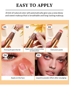 SELINE GIRL 15g Contorno Viso e Corpo con Etichetta Privata, Bronzer Liquido OEM Personalizzabile con il Tuo Logo, con Pennello - Product Image 3