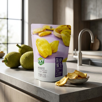 Keripik Nangka-25g Kemasan Pouch Berdiri yang Dapat Ditutup Kembali untuk Camilan, Cetak Kustom, Kantong Ziplock Anti Lembab, Kemasan Makanan, Food Grade