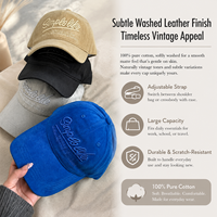 Casquette de baseball brodée unie personnalisée en coton doux et ajustable unisexe pour le shopping décontracté, les trajets quotidiens et les voyages