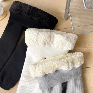 Tongxingyuan Girls Fleece-<b>Lined</b> Leggings Solid Color Cotton Warm Pantyhose Autumn Winter Outerwear Nine Point <b>Pants</b> - Product Image 4