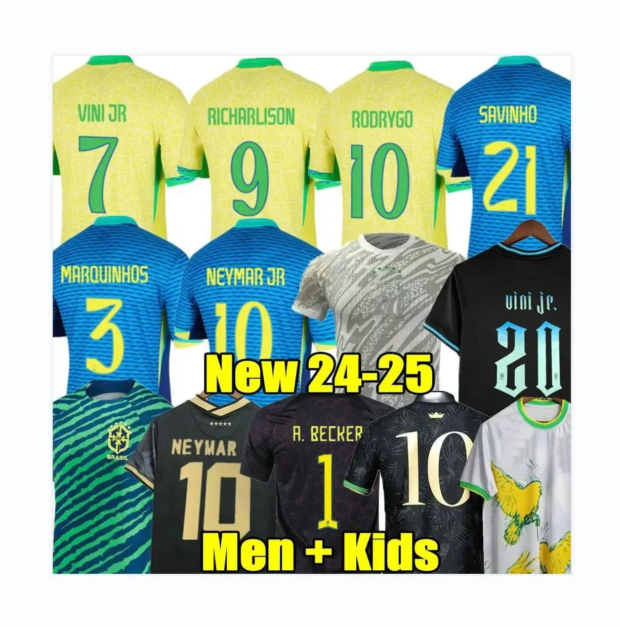 Richarlison 2024 Antony Casemiro Jesus Brazil Voetbal Truien Camiseta Raphinha Paqueta Vini Jr Brasil Maillots Voetbal Shirt