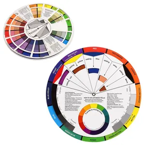 Wholesale Permanent Makeup color wheel tattoo ink color mix guide chart real microblading pigment color wheel