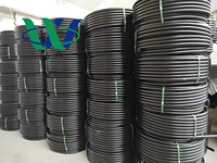 Tuyau en PEHD haute pression résistant à la corrosion pour conduit de ventilation durable du gaz radon et des produits dérivés de radon en décomposition