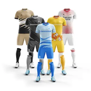 Sublimation Football Wear Soccer Clothing Hot Selling Uniform Set