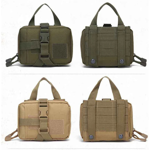 Harnais Tactique pour Chien C014 de Haute Qualité avec Sac à Dos à Libération Rapide, Design Sportif Simple, Motif Uni, Matière Nylon pour Chiens - Product Image 3