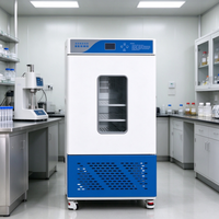 Incubateur de culture biochimique Fuzzy PID avec écran LCD pour l'analyse de la qualité de l'eau et la mesure du DBO