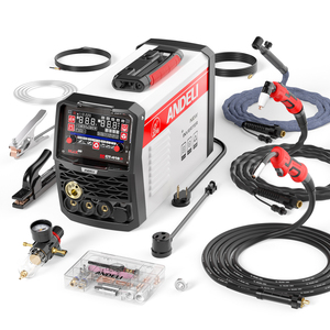 Machine à souder multifonctionnelle 200A 110/220V double tension 6 en 1 MIG/Fil plein/Lift TIG/Électrode/Machine à souder l'aluminium - Product Image 1
