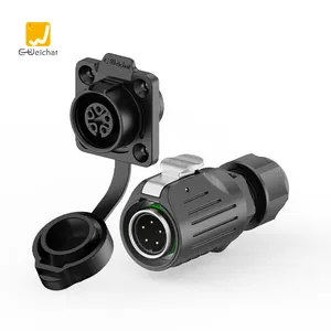 E-Weichat Dernier LP16 Adaptateur de prise 5 broches Terminal extérieur Connecteur circulaire étanche pour éclairage LED