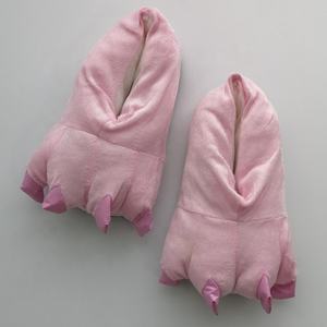 Patte en peluche Hiver Chaud Pantoufles De Peluche Patte Coton Doux Drôle Animal Noël Griffe Monster Pantoufles <span class=keywords><strong>D</strong></span>'intérieur \ Chaussures de Sol - Product Image 1