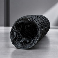 Conduite de ventilation minier industrielle en plastique, ignifuge, antistatique, pliable, flexible, découpable, professionnelle pour tunnels