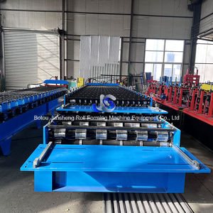 Máy làm tấm lợp hai lớp Máy tạo hình cuộn ba lớp để xây dựng máy định hình - Product Image 2