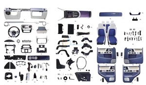Kit intérieur de voiture pour Mercedes Benz G wagon Kit de mise à niveau intérieur Classe G <span class=keywords><strong>2002</strong></span>-2018 W463 à W464 G63 B-<span class=keywords><strong>Brabus</strong></span> Style - Product Image 5