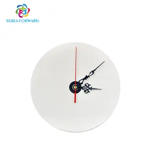 Dye Sublimation Heat Transfer Blank MDF Clock Wall Clock Round Shape Dia 20CM 30 CM Customized Photo Clock