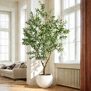 Olivo Artificial Grande de 6/7/8 Pies, Planta Decorativa Realista <span class=keywords><strong>para</strong></span> el Hogar y Decoración de Exteriores - Product Image 4