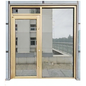 Puerta Corredera Francesa de Doble Acristalamiento, Moderna, Comercial, para Exteriores, de Aleación de Aluminio, Impermeable, con Aislamiento Térmico, Garantía de 5 Años, Color Negro - Product Image 6