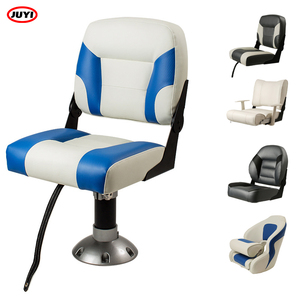 High Quality Marine <b>Folding</b> <b>Aluminium</b> Alloy Frame Boat Seats Marine with Cushion Comfortable Marine <b>Deck</b> <b>Chair</b> - Product Image 1