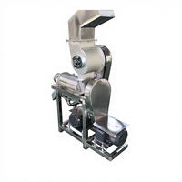 Extracteur de jus de fruits multifonctionnel industriel robuste en acier inoxydable avec moteur de 2,2 kW et capacité de 500 kg/h