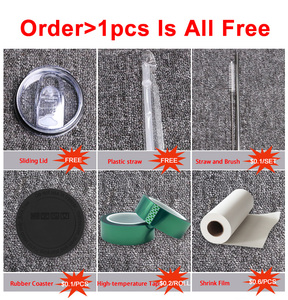 Cốc Vại Mỏng 20Oz <span class=keywords><strong>600Ml</strong></span> Bằng Thép Không Gỉ Có Nắp Và Ống Hút Thăng Hoa Màu Trắng - Product Image 2