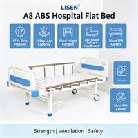 Hochwertiges Multifunktionales Lisen ABS-A8 Manuelles Krankenhausbett für Krankenstationen, Häusliche Pflege und Pflegeheime mit 1 Jahr Garantie