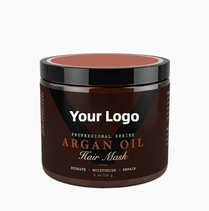 Masque capillaire à la kératine et à l'huile d'argan, marque privée, nourrissant en profondeur, protéiné, lissant et réparateur - Product Image 1