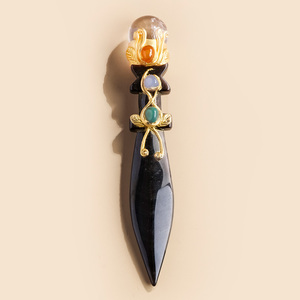 Venta al por Mayor de Adornos de Cristal Hechos a Mano, Bola de Cristal de <span class=keywords><strong>Obsidiana</strong></span>, Decoración para el Hogar, Artesanía de Cristal - Product Image 1