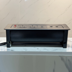 Presa di Corrente Industriale Ribaltabile <span class=keywords><strong>in</strong></span> Lega di Alluminio per Uso Ospedaliero con USB-C PD65W/USB-A, Interruttore Touch e 2 Prese AC - Product Image 5