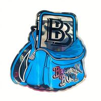 Mochila de embalaje comestible resistente a los niños a prueba de olores de 3,5g, bolsas de Mylar con forma de Boyz para dulces de galletas de Chocolate