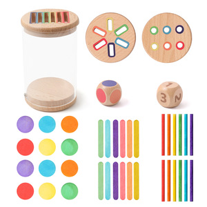 Jouets de différenciation des couleurs pour bébés, boîte en bois pour tout-petits, jouets Montessori pour les enfants de <span class=keywords><strong>1</strong></span>, 2, 3 ans, jouets pour développer la <span class=keywords><strong>motricité</strong></span> fine - Product Image 6