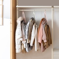 Perchas de soporte multipuerto mágicas para secado de ropa, estante de secado de ropa de plástico multifunción, colgadores de almacenamiento