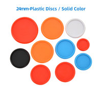 Disques PVC RINGNOTE 24 mm (1 pouce) – Lot de 1000 disques de couleur unie à trous champignon pour carnet de notes à reliure disque extensible