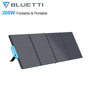 Bluetti 24V 26V 46V Monocrystalline silicon có thể gập lại di động Tấm Pin Mặt Trời Màu Đen Gấp cho cắm trại sạc điện - Product Image 3