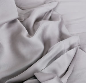 Parure de lit en bambou 100% naturel, ensemble de literie personnalisée, couleur de soie douce, pour couette - Product Image 1