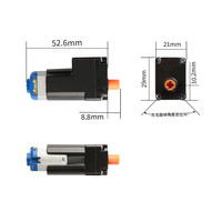 LEGO Motor Power Building Blocks Toy 009 Steering Motor Tearbox Toy Accessories Brush Movement Programming Building Blocks
