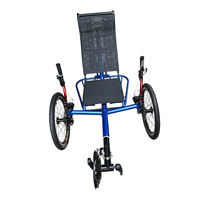 Tricycle à pédales pour adultes M-002, économique, de niveau débutant, à 3 roues, inclinable et à propulsion inversée