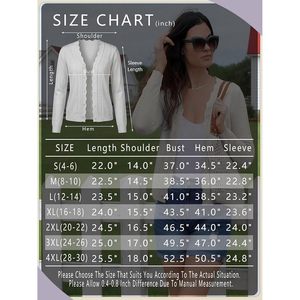 Womens <b>Cardigan</b> Sweaters Long Sleeve Casual Button Down V Neck Open Front Hollow Lightweight Knit Clothes 2026 - Product Image 6