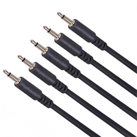 Câble mono DAJIANG OEM personnalisé de 3,5 mm en cuivre pur avec blindage en feuille pour synthétiseurs modulaires Eurorack