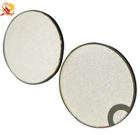 Diameter 10mm Ketebalan 2mm Bahan PZT 4 Cakram Keramik Piezoelektrik Pelat Keramik Piezo untuk Sensor Ultrasonik