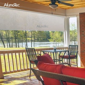 Stores occultantes motorisées à fermeture éclair AlunoTec sur mesure pour l'extérieur, pour patio, pour l'ombrage du soleil - Product Image 5
