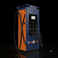 Chargeur DC intelligent 320 kW, double connecteur CCS2, station de recharge publique commerciale connectée au réseau, OCPP