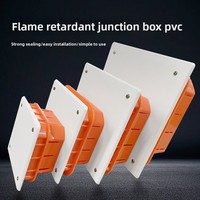 Boîte de jonction de câble extérieure scellée Fil étanche en PVC Alimentation anti-surveillance Boîte de jonction étanche en plastique PVC