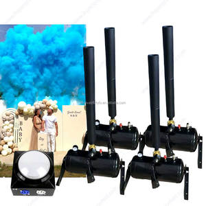 Cañón de Confeti con Control Remoto, Lanzador de Efectos Especiales para Escenarios, Máquina de Disparo de Polvo Holi y Humo de Colores para Revelación de Género - Product Image 2