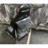 Siège sport universel en fibre de carbone Recaro OMP, siège baquet Bride à montage latéral en acier inoxydable