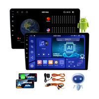 Ai 2 Din 9 "Android Stereo Ram 4GB 64GB Rom Bt Fm Dsp Multimedia Video Car Dvd Player Carplay Pantalla 10 pulgadas Radio De Carro