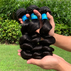 Faisceaux de cheveux vierges longs de 30 pouces 8a, extension de cheveux humains bouclés en vrac de cheveux vierges bruts de donneur unique pour femmes - Product Image 3