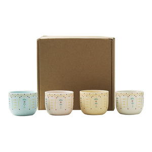 Tasses à café en céramique créatives de 165 ml en gros – Tasses à thé portables à arôme intense, simples et idéales pour la maison ou comme souvenirs - Product Image 5