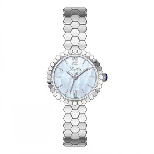 Relojes con Logotipo Personalizado con Esfera de Nácar y Brazalete de Eslabones Hexagonales para Mujer, Proveedor Mayorista, Fabricante OEM - Product Image 5