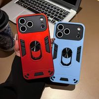 Étuis de téléphone portable BAILI Factory pour hommes, mode, armure, antichoc, 360 degrés, avec anneau de support pour iPhone 17 Promax 16 Plus 15