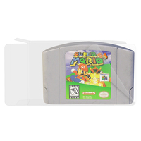 Boîte de rangement et de présentation transparente pour cartouche de jeu N64, étui de protection pour cartouche de jeu