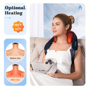 Massageador de Pescoço OEM com Função de Aquecimento, Massageador de Pescoço <span class=keywords><strong>Shiatsu</strong></span> Sem Fio para Alívio Profundo da Dor Muscular, Massageador <span class=keywords><strong>Shiatsu</strong></span> 6D com Amassamento - Product Image 4